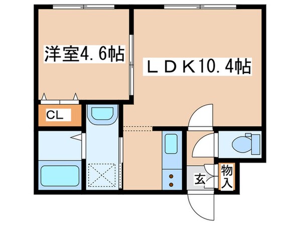 ボナールカノンN４３の物件間取画像